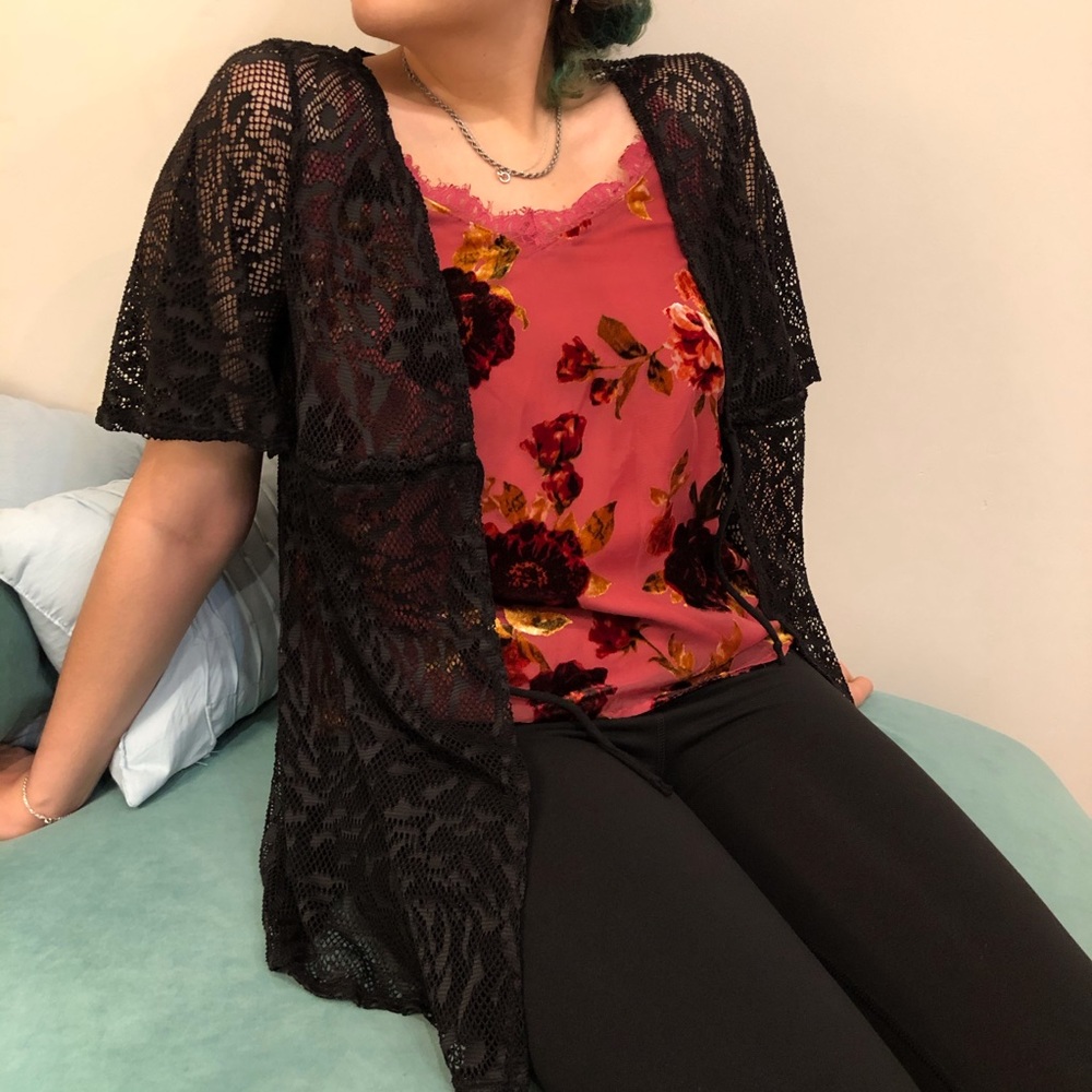Gothic mesh coverup